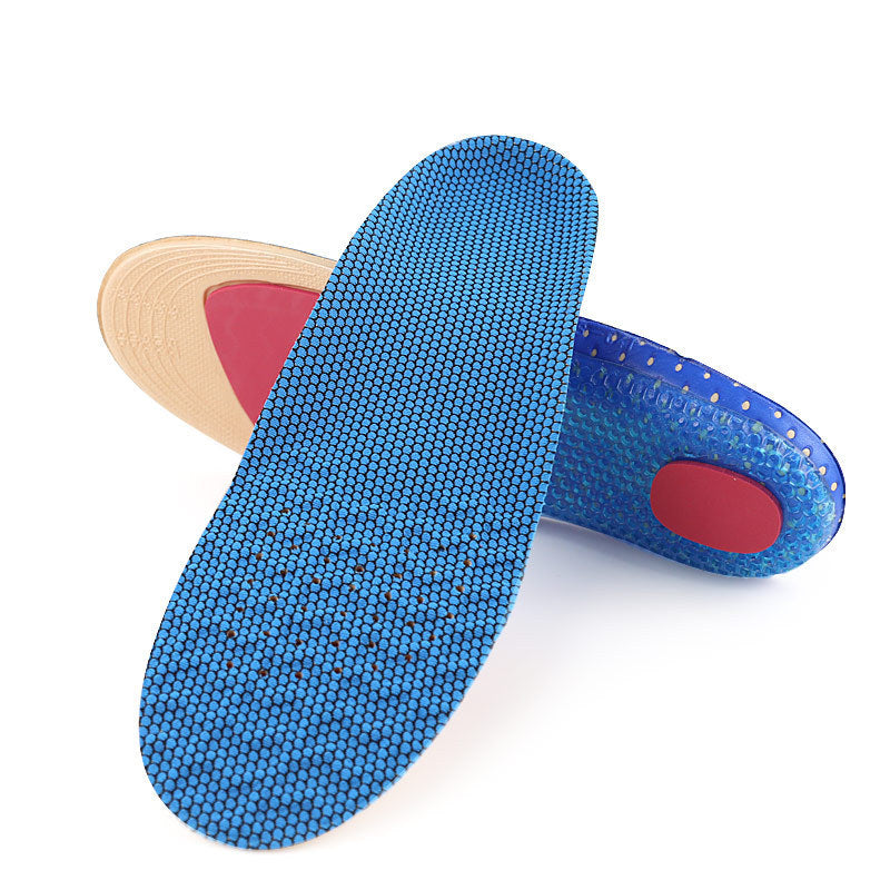 Insole flexibility and fit demonstration