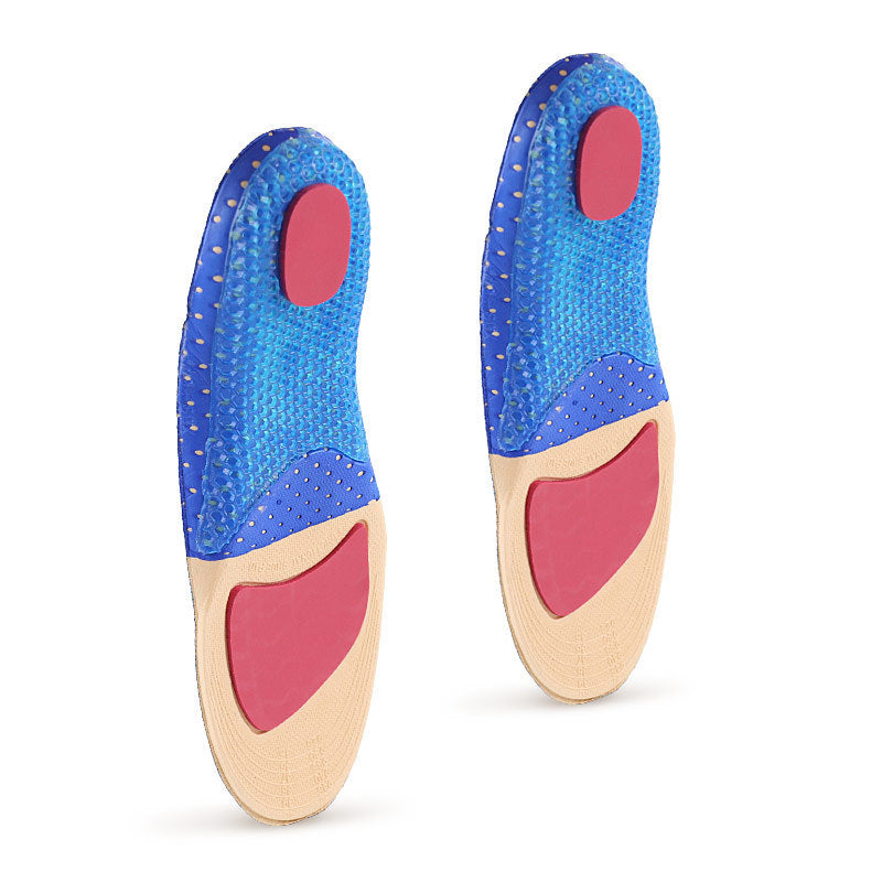 Insole cushioning and shock absorption detail