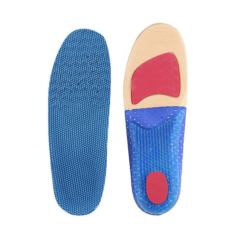 Moisture-wicking insole shown inside a sneaker